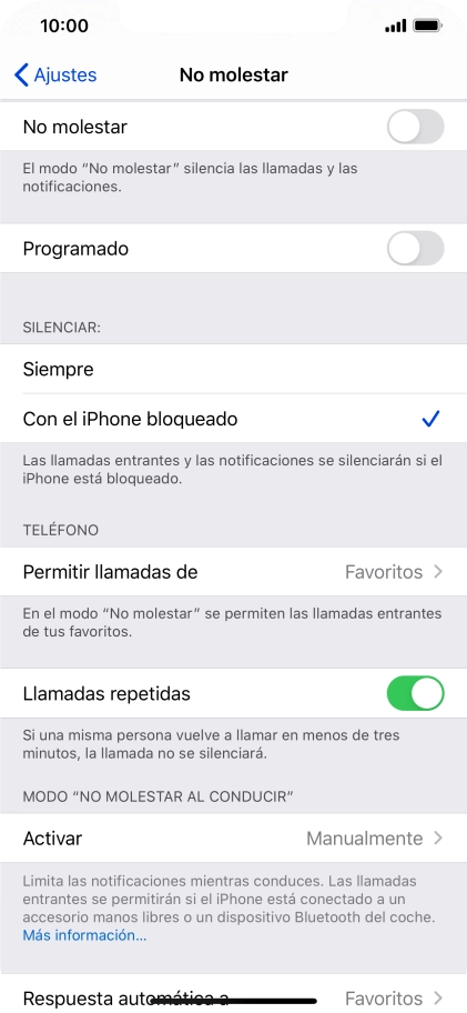 Pulsa el indicador junto a 