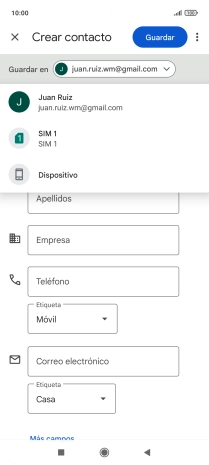 Pulsa Dispositivo.