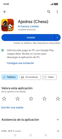 Pulsa la tecla de inicio para terminar y regresar a la pantalla de inicio.
