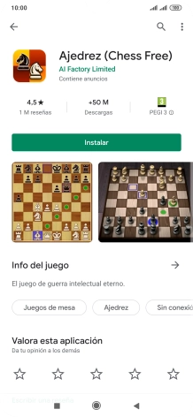 Pulsa Instalar y sigue las indicaciones de la pantalla para instalar la app.