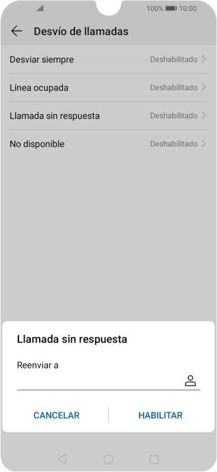 Introduce +34600132000 y pulsa HABILITAR.