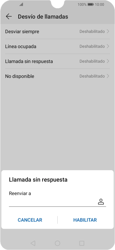 Introduce +34600132000 y pulsa HABILITAR.