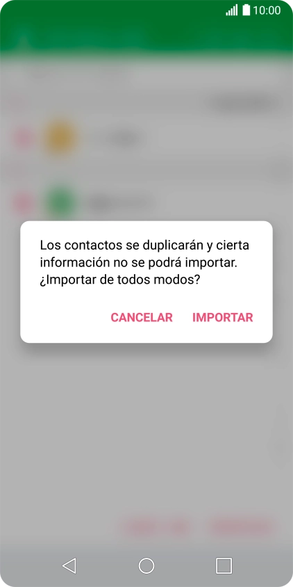 Pulsa IMPORTAR.
