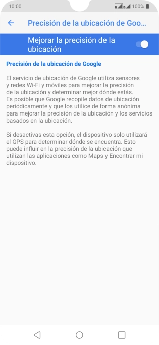 Pulsa el indicador junto a 