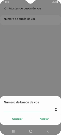 Introduce 22177 y pulsa Aceptar.