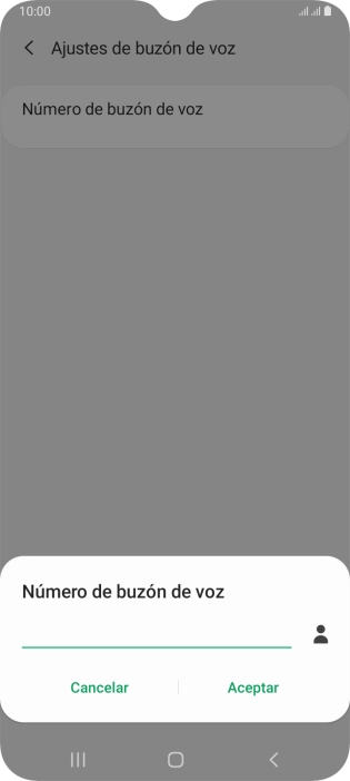 Introduce 22177 y pulsa Aceptar.