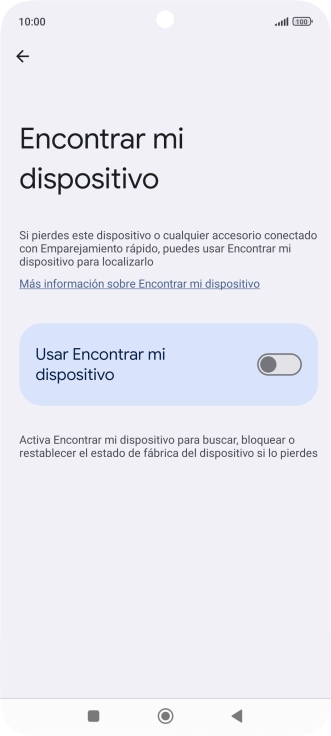 Pulsa el indicador junto a 