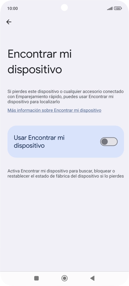 Pulsa el indicador junto a 