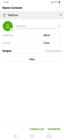 Pulsa la lista desplegable de la guía.