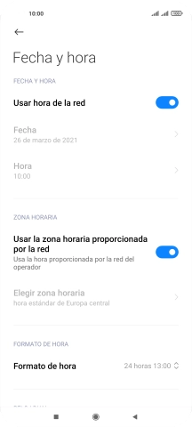 Pulsa la tecla de inicio para terminar y regresar a la pantalla de inicio.