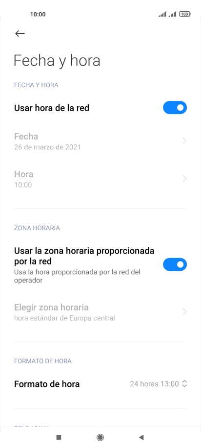 Pulsa la tecla de inicio para terminar y regresar a la pantalla de inicio.