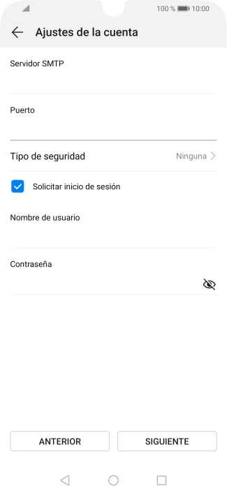 Pulsa Tipo de seguridad.