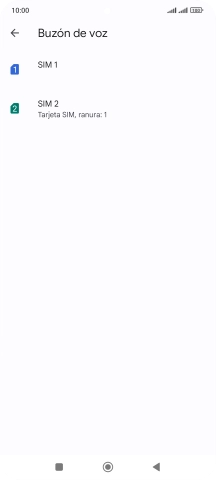 Pulsa la tarjeta SIM deseada.