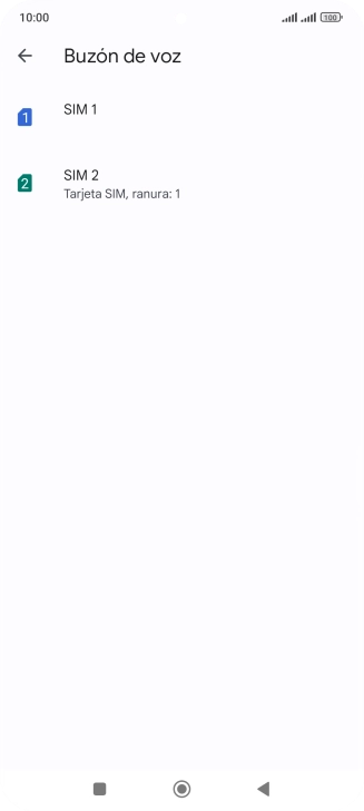 Pulsa la tarjeta SIM deseada.