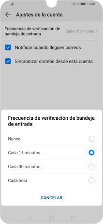 Pulsa el ajuste deseado.