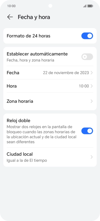 Pulsa el indicador junto a 