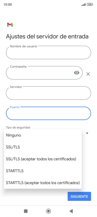 Pulsa Ninguno.