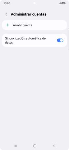 Pulsa Añadir cuenta.