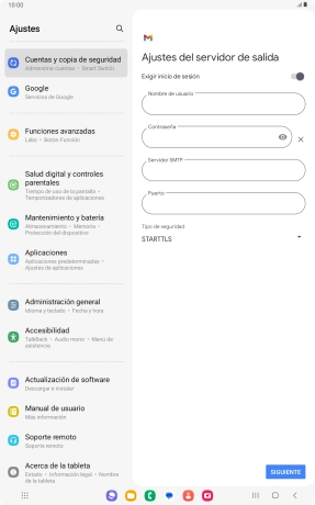Pulsa el indicador junto a 
