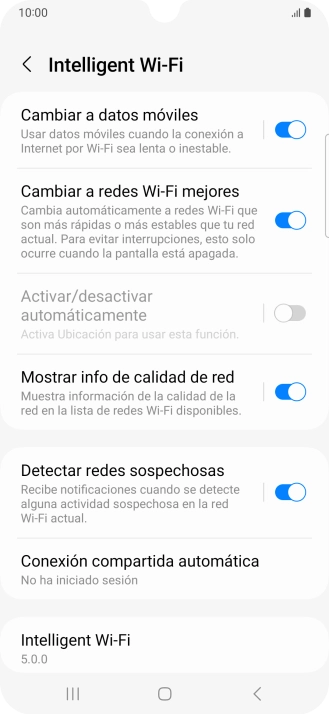 Pulsa el indicador junto a 