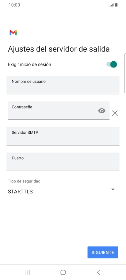 Pulsa el indicador junto a 