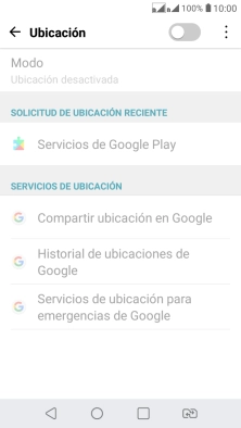 Pulsa el indicador junto a 