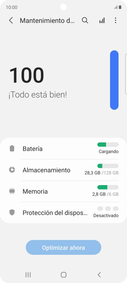 Pulsa Batería.