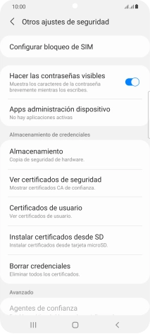 Pulsa Configurar bloqueo de SIM.