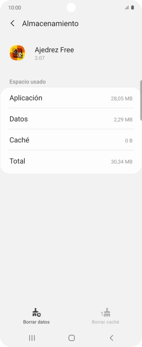 Pulsa la tecla de inicio para terminar y regresar a la pantalla de inicio.