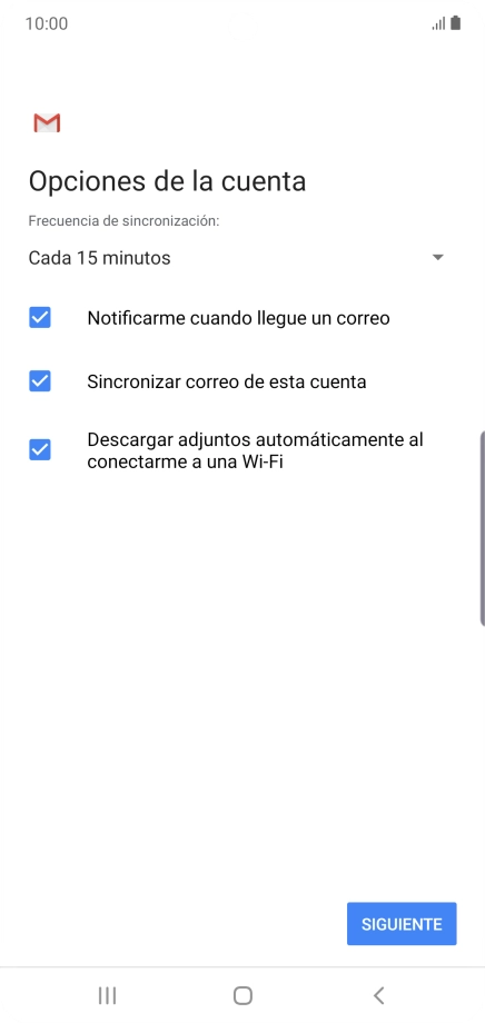 Pulsa la lista desplegable bajo 