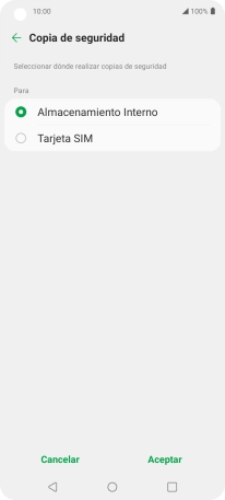 Pulsa el nombre de la tarjeta SIM.