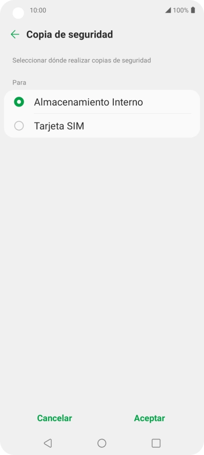 Pulsa el nombre de la tarjeta SIM.