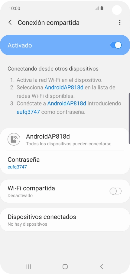 Pulsa la tecla de inicio para terminar y regresar a la pantalla de inicio.