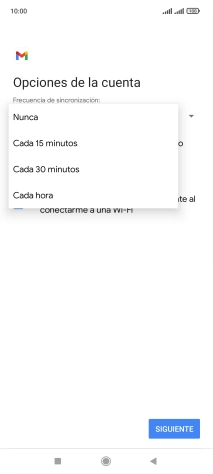 Pulsa el ajuste deseado.