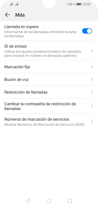 Pulsa el indicador junto a 
