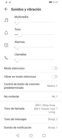 Pulsa la tecla de inicio para terminar y regresar a la pantalla de inicio.
