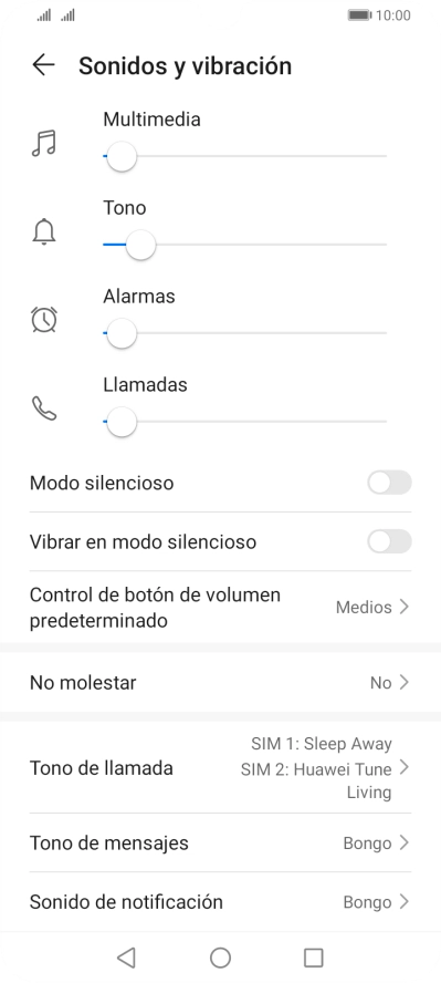 Pulsa la tecla de inicio para terminar y regresar a la pantalla de inicio.