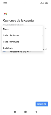 Pulsa el ajuste deseado.