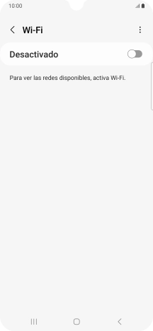 Pulsa el indicador para activar la función.