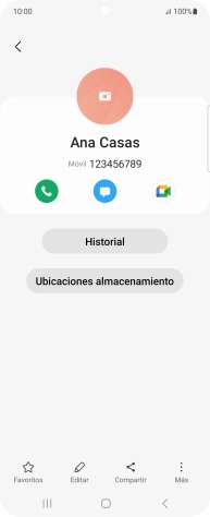 Pulsa la tecla de inicio para terminar y regresar a la pantalla de inicio.