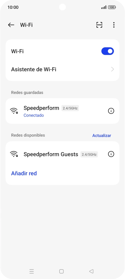 Pulsa la tecla de inicio para terminar y regresar a la pantalla de inicio.