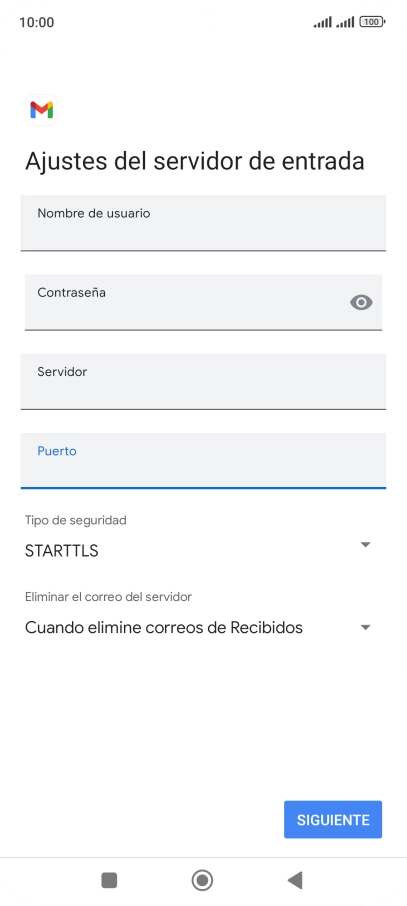 Pulsa la lista desplegable bajo 