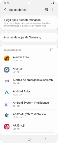 Pulsa la app deseada.