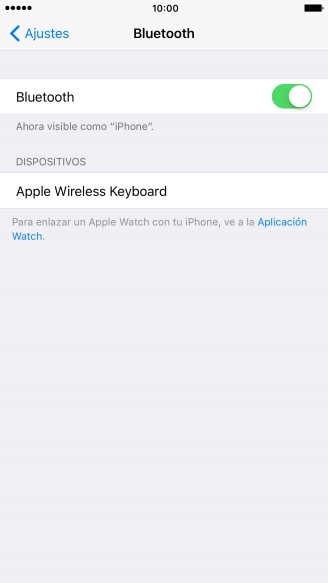 Pulsa el dispositivo Bluetooth deseado y sigue las indicaciones de la pantalla para vincular el dispositivo al teléfono.