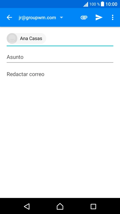 Pulsa Asunto e introduce el asunto deseado.