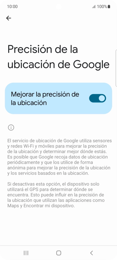 Pulsa el indicador junto a 