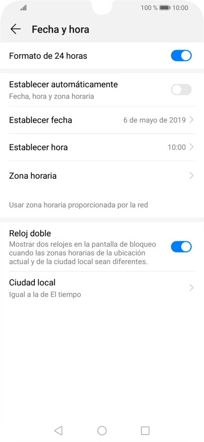 Pulsa el indicador junto a 