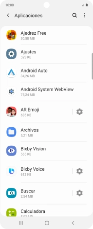 Pulsa la app deseada.