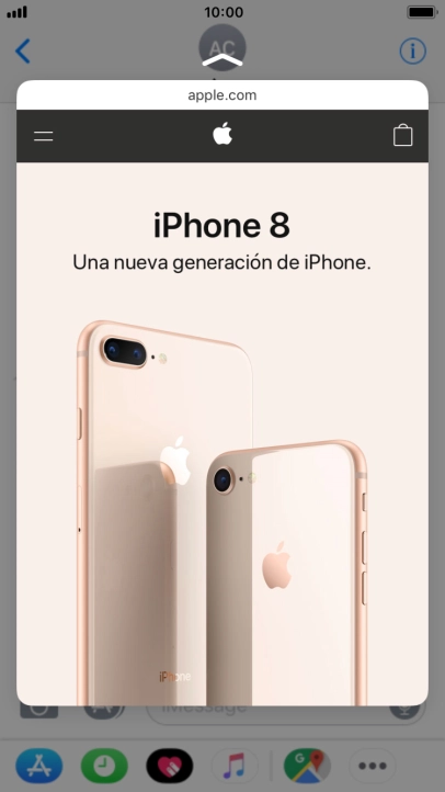 Pulsa con intensidad en la pantalla para ver una sección del contenido deseado.