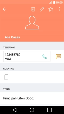 Pulsa la tecla de inicio para terminar y regresar a la pantalla de inicio.